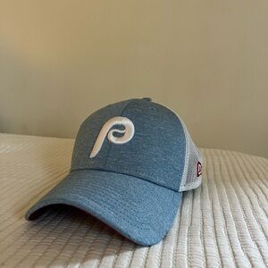 Blue and White Phillies Trucker Hat